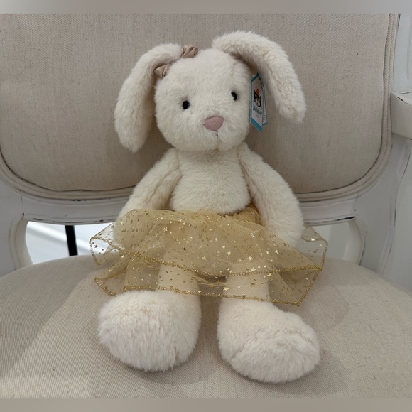Retired NWT Large Glistening Belle Bunny Rare Jellycat Collector Item Authentic - Picture 3 of 15